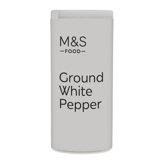 M&S ground white pepper 100g - British product