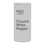 M&S ground white pepper 100g - British product