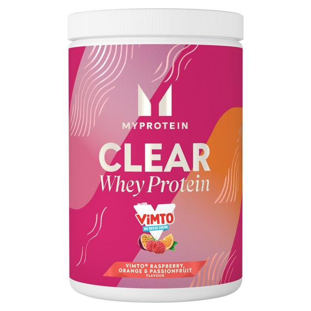 MyProtein Clear Whey Protein Vimto Raspberry Orange Passionfruit Flavour 250g