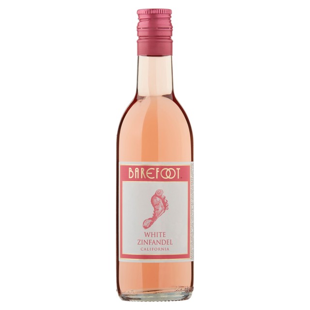 Barefoot White Zinfandel rosé wine 187ml - British product
