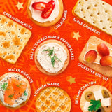 Jacob's Biscuits for Cheese 8 Variety Assortment 300g, imported from the UK