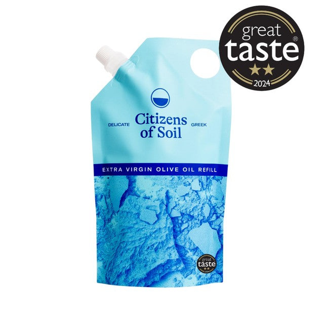 Citizens of Soil organic Greek extra virgin olive oil refill 500ml - British product