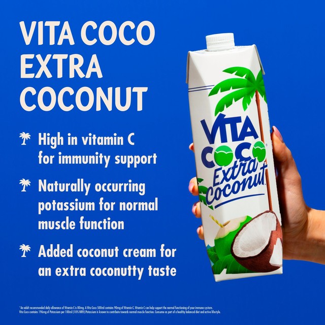 Vita Coco extra coconut water 6x1L multipack (British brand)