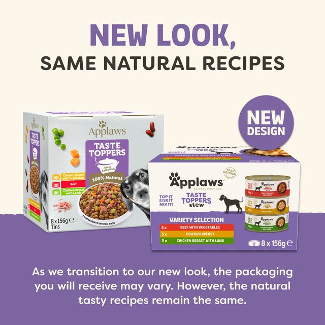 Applaws dog stew multipack selection 8x156g - British product
