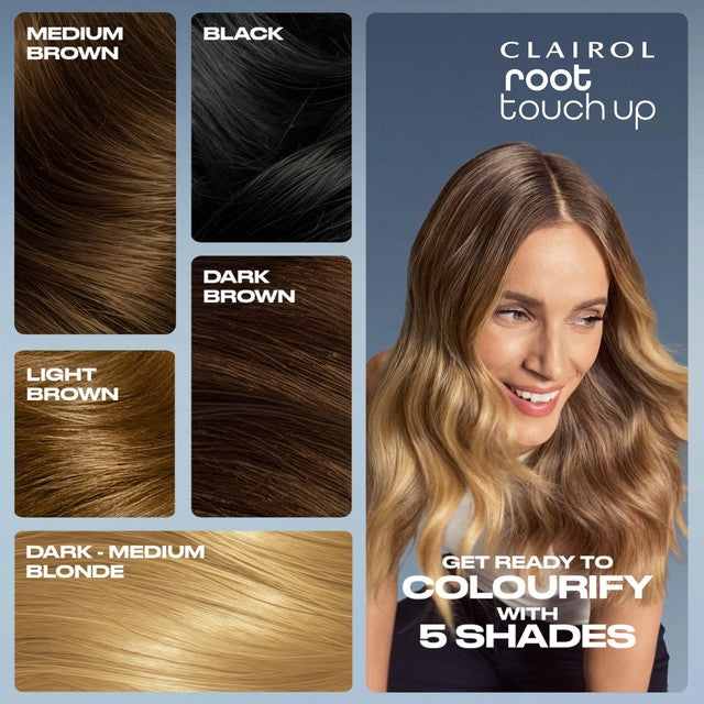 Clairol root touch up spray dark medium brown - British product