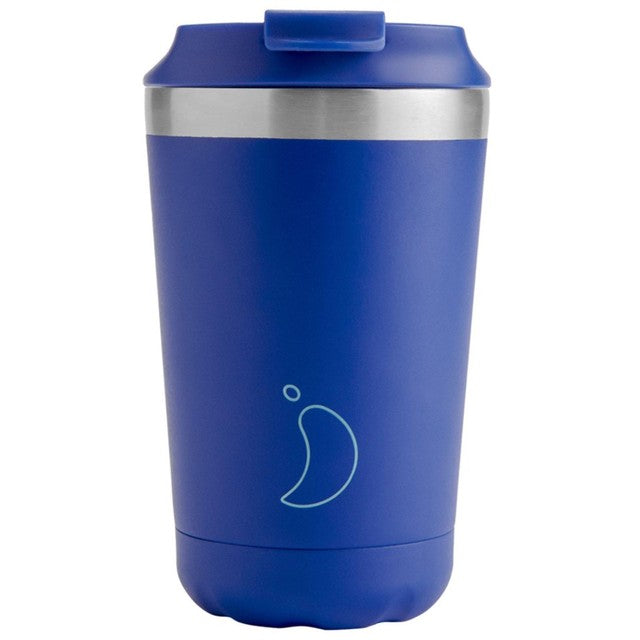 Chilly's Coffee Cup Matte Blue 340ml - British product