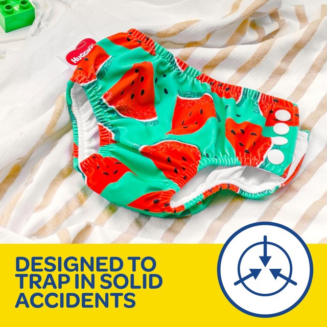 Huggies Little Swimmers Reusable Swim Pant Watermelon Size 2-3 (5-11kg), UK version