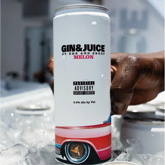 Gin & Juice melon flavoured canned gin cocktail 250ml, UK version