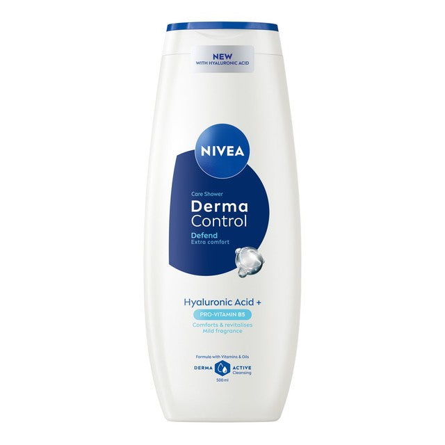 Nivea Derma Control Defend shower gel, imported from the UK