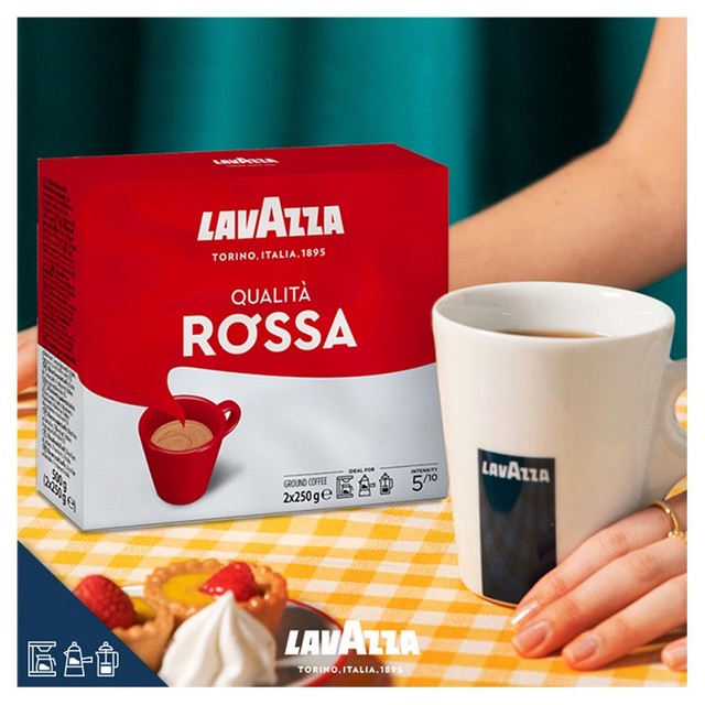 Lavazza Qualita Rossa ground coffee 500g - British product