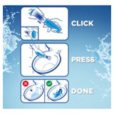 Toilet Duck Blue toilet bowl gel discs 2 x 36ml - British product