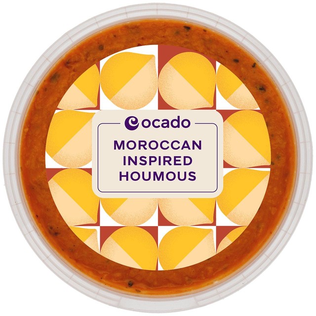 Ocado Moroccan Inspired Houmous Dip 200g, imported from the UK