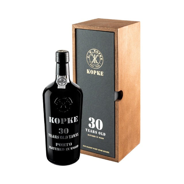 Bottle of Kopke 30 Year Old Tawny Port 75cl glass, UK version
