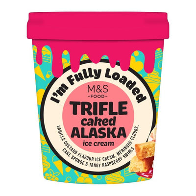 حلوى آيس كريم M&S Fully Loaded Trifle Caked Alaska 500 مل