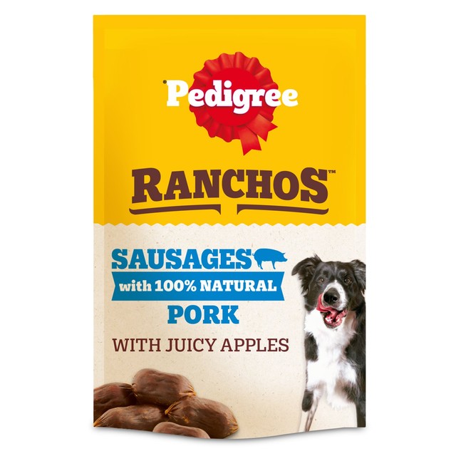 Pedigree Ranchos Sausages 60g dog treats, imported from the UK