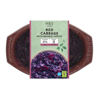 M&S M&S Braisert Rødkål med Bramley Eple Tilbehør 300g- Kjøp online hos McGrocer