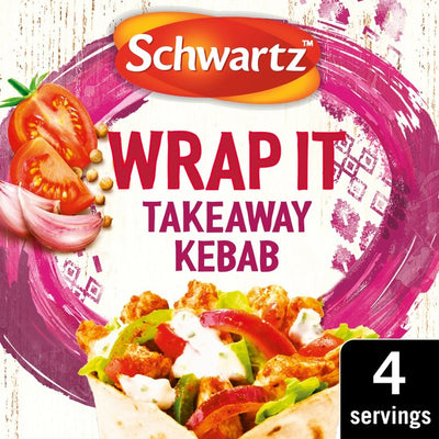 M&S Schwartz Wrap It Takeaway Kebab Recipe Mix 30g- Buy online at McGrocer