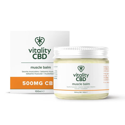 Vitality CBD Muskelbalsam 500mg CBD Topisches Balsam 100ml