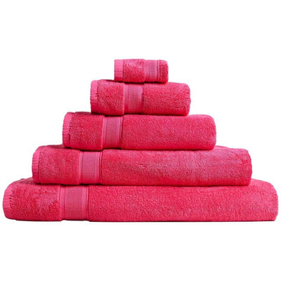 M&S M&S Super Soft Antibacterial Cotton Hand Towel Raspberry 50 x 85 cm- Buy online at McGrocer