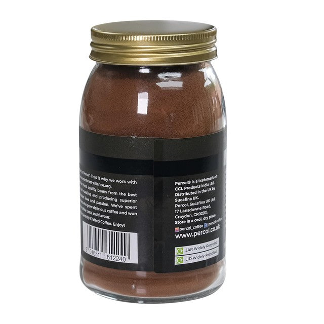 Percol Espresso Noir instant coffee 100g, imported from the UK