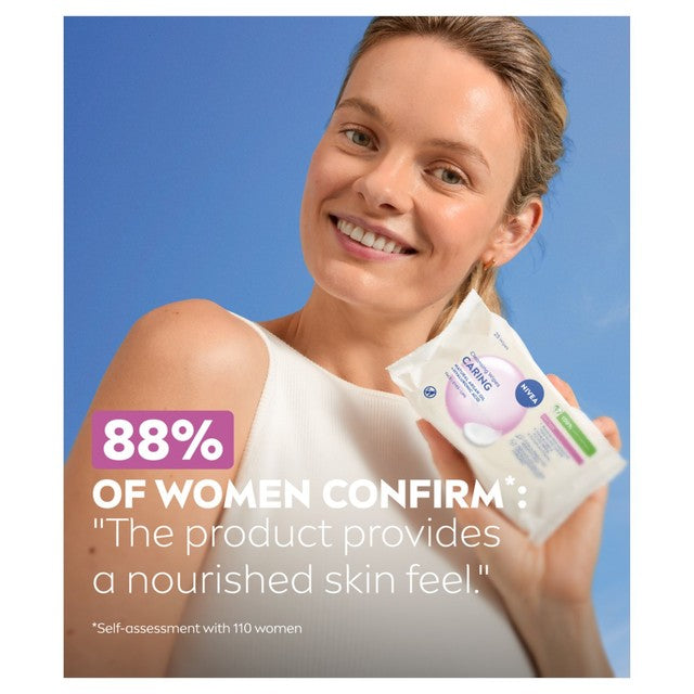 Nivea Cleansing Face Wipes for Dry Skin 25 Count, imported from the UK