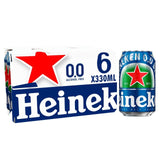 Heineken 0.0 alcohol free beer 330ml can, UK version