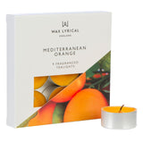 Wax Lyrical Meditterranean Orange tealight candles 8 pack (British brand)
