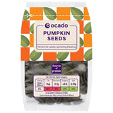 Ocado pumpkin seeds 100g, imported from the UK