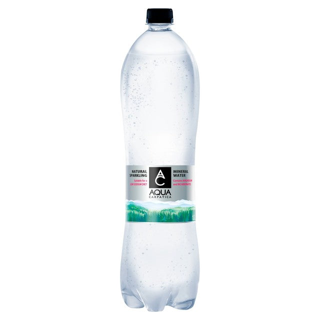 Aqua Carpatica Sparkling Water Low Sodium 1.5 Litre - British product