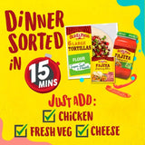 Old El Paso crispy chicken fajita seasoning mix 85g, imported from the UK