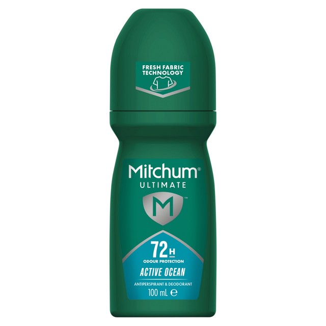 Mitchum deodorant roll-on Active Ocean, UK version