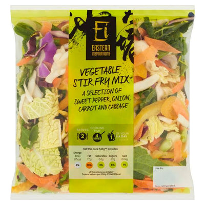 Sainsburys Eastern Inspirations Vegetable Stir Fry Mix 320g- Buy online at McGrocer