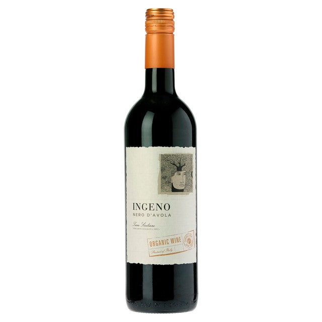 Ingeno Organic Nero d'Avola red wine 75cl, UK version