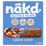 Nakd Cashew Cookie snack bars 4 x 35g, imported from the UK