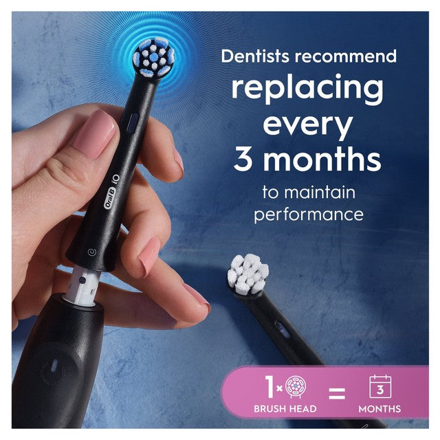 Oral-B Gentle Care Black replacement toothbrush heads, imported from the UK