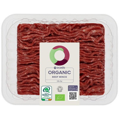 Ocado Bio-Rindersteak-Hackfleisch mager 5% Fett