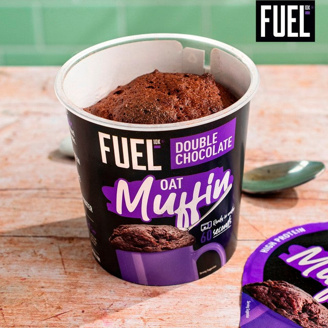 FUEL10K chocolate oat muffin protein snack pot 52g - British product
