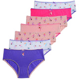 M&S girls cotton ballerina knickers for 11-12 years, 7 pack, imported from the UK