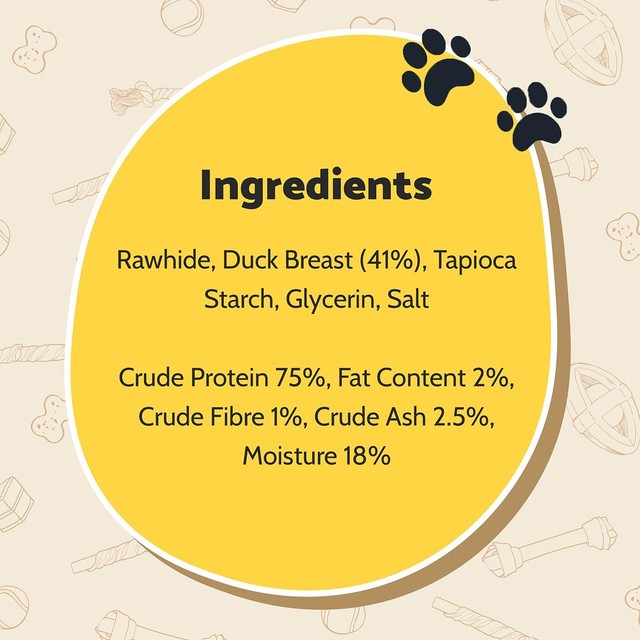 Good Boy dog treat with duck 70g, UK version