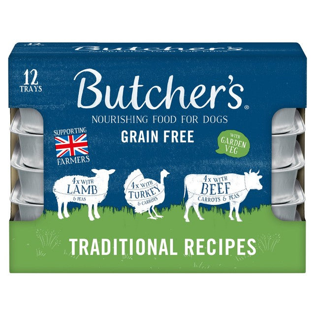 Butcher's dog food trays 12 x 150g - British product