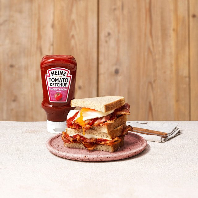 Heinz Tomato Ketchup Smokey Bacon Flavour 400ml, UK version