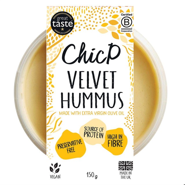 ChicP Velvet Hummus spread 150g - British product