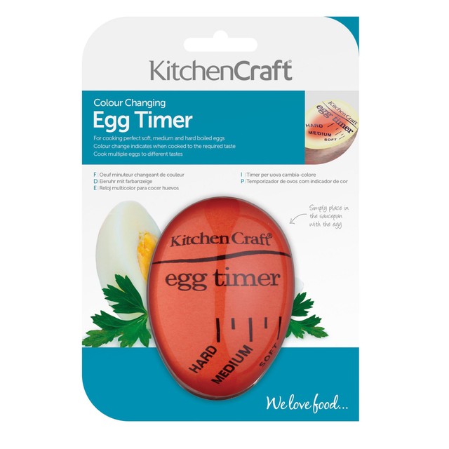 KitchenCraft colour changing egg timer, UK version