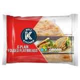 Deli Kitchen plain folded flatbread thins 6 x 40g - British product