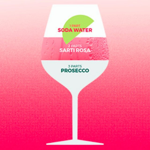Sarti Rosa liqueur 70cl (British brand)