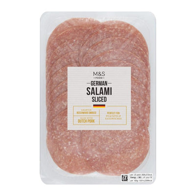 سلامي برونزويك الألماني من M&S مدخن بخفة بخشب الزان من M&S 125 جرام - اشترِ عبر الإنترنت من McGrocer