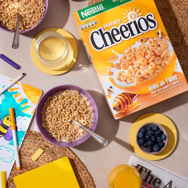 Nestle Cheerios Honey multigrain cereal 575g - British product