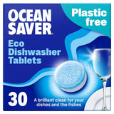 OceanSaver Plastic Free Dishwasher Tablets 30 Pack, imported from the UK