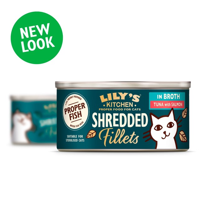 Lily's Kitchen tuna salmon wet cat food 70g, UK version
