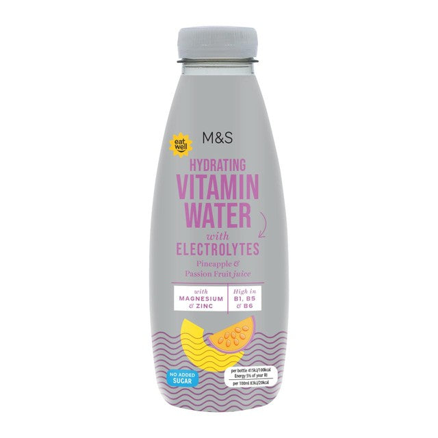 M&S hydrating pineapple and passionfruit vitamin water 500ml (British brand)